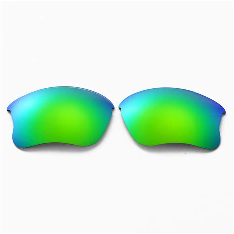 Walleva Emerald Polarized Lenses And Green Rubber Kit For Oakley Flak Jacket Xlj Ebay