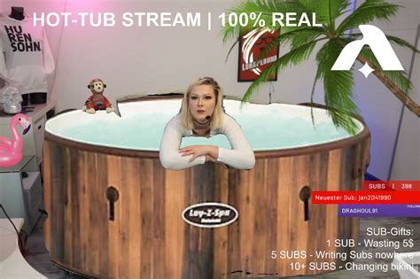Jetzt HOT TUB STREAM Auf Twitch Tv Lunaperuna R LunaPeruna