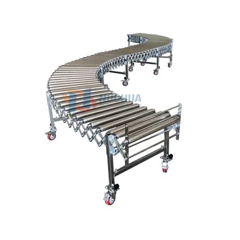 Nuohua High Specification Durable Gravity Expandable Roller Conveyor For Container Unloading