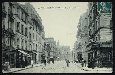 Issy Les Moulineaux Rue Ernest Renan Carte Postale Ancienne Et Vue