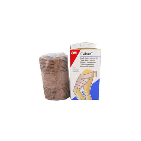 VENDA ELASTICA COHESIVA COBAN 1 UNIDAD 4 5 M X 10 CM 1584 F BEIGE