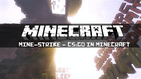 Minecraft Mine Strike CS GO In Minecraft YouTube