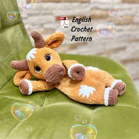 Crochet Snuggler Highland Cow Pattern Amigurumi Cow Pattern Cow