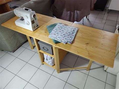 Home Made Folding Sewing Table Sewing