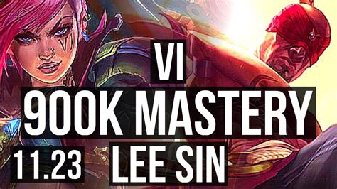 Vi Vs Lee Sin Jng K Mastery Kr Diamond Youtube