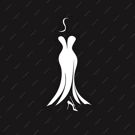 Premium Photo Fashion Game Award Logo With A Dress And A High Heel