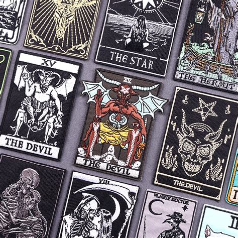 Parches Termoadhesivos Para Planchar En La Ropa Cartas Del Tarot The