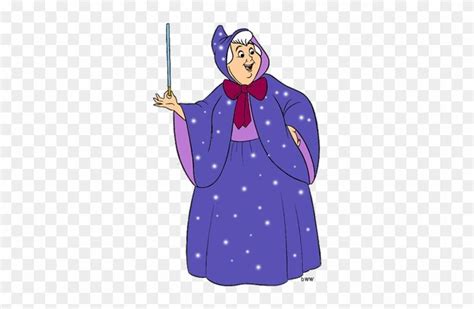 Cinderella Fairy Godmother Clip Art Image