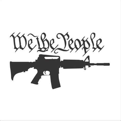 We The People Usa United States Flag Ar Riffle Gun Control Etsy