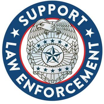 Support Law Enforcement Stickers-On-A-Roll | Positive Promotions