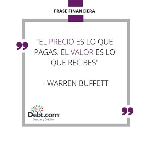 Frase Financiera Warren Buffett Estados Financieros Frases De