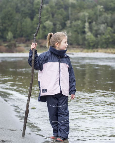 Extreme Backpack Jacket - Pink/Navy - Kids Outdoor Clothing NZ - Puddle Jumpers