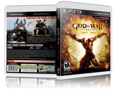 God Of War Ascension Sony Playstation 3 Ps3 Empty Custom