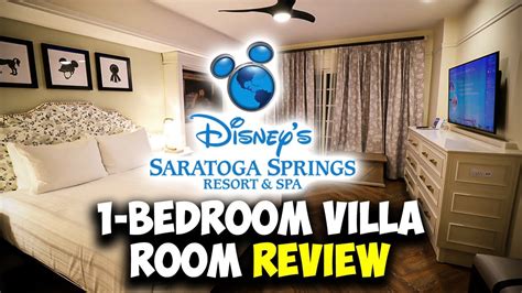 Disney S Saratoga Springs Resort And Spa One Bedroom Villa Room Review Youtube