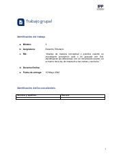 Grupo Tg M Derecho Tributario Docx Pdf Trabajo Grupal