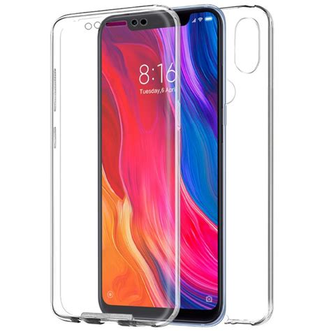 Funda Silicona 3D Xiaomi Mi 8 Mi 8 Pro Transparente Frontal Trasera