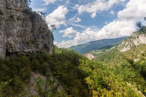 Old Bridge In Durdevica Over River Tara Canyon Montenegro Stock Photo