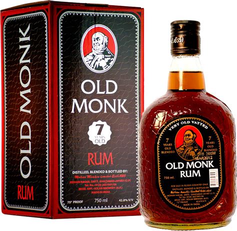 Ром Old Monk, 7 Years Old, in gift box, 0.75 л. купить ром в Москве ...