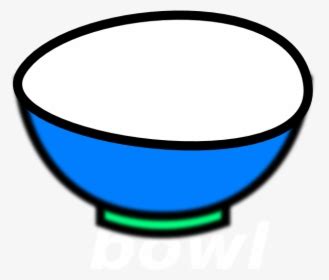 Empty Ice Cream Bowl Clipart - Bowl Clipart, HD Png Download - kindpng