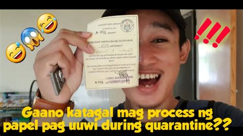 Gaano Katagal Mag Process Ng Requirements Pag Uuwi Ng Probinsya Sa