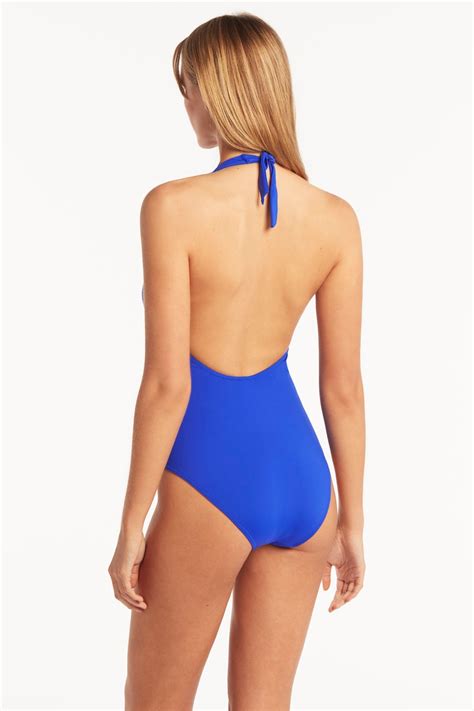 Eco Essentials Keyhole Halter One Piece Sea Level Australia