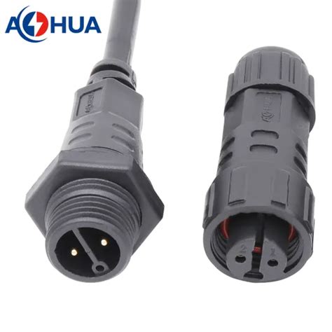 Outdoor Watering System Junction Box 2pin M16 10a Male Female Waterproof Wiring Panel Connector