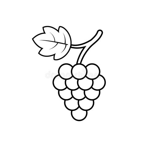 Black And White Grape Clipart