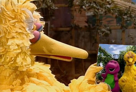 Big Bird Misses Barney By Nbtitanic On Deviantart