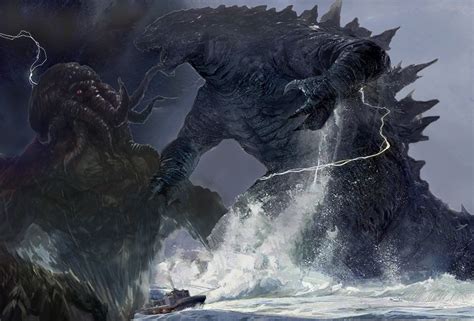 Godzilla vs Cthulhu by kaijuOwee on DeviantArt