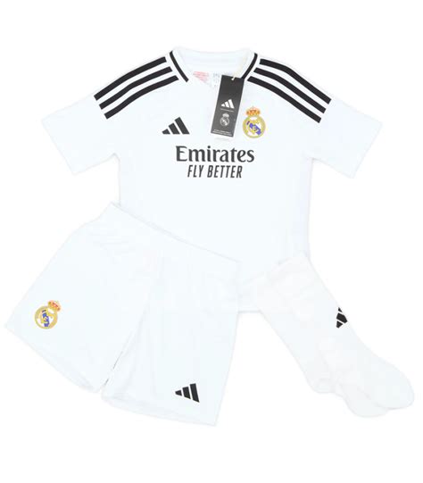 Ensemble Maillot Short Chaussettes Real Madrid Petit Enfant 2024 2025