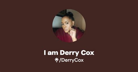 I Am Derry Cox Linktree