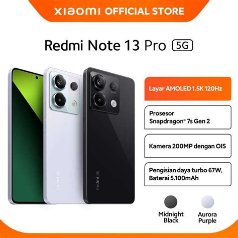 Jual Official Xiaomi Redmi Note Pro G Snapdragon S Gen Kamera