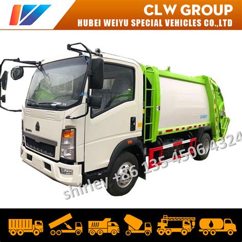 HOWO Isuzu Dongfeng JAC Trash Refuse Recycling Truck 5tons 8m3 8 Cubic