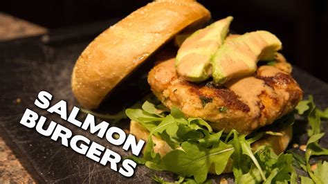 Quick And Easy Grilled Salmon Burgers Youtube