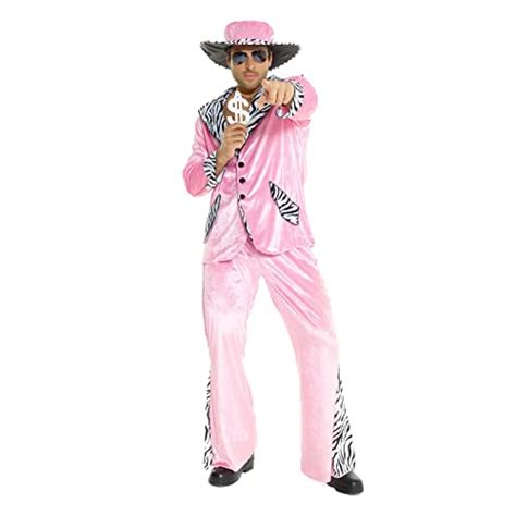 Morph Pink Halloween Costumes For Men Pimp 70s Pimp Costumes For Men