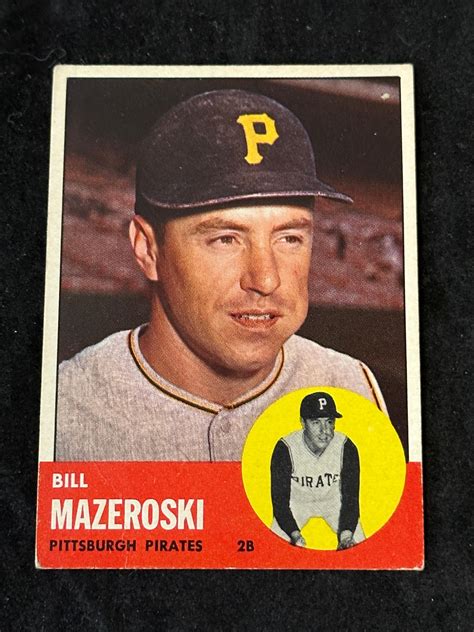 Lot 1963 Topps Bill Mazeroski HOF