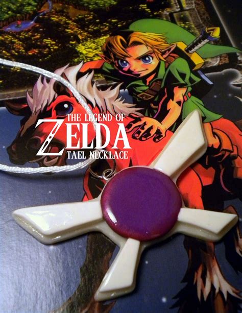 Tael Necklace Glow in the Dark Legend of Zelda Nintendo - Etsy