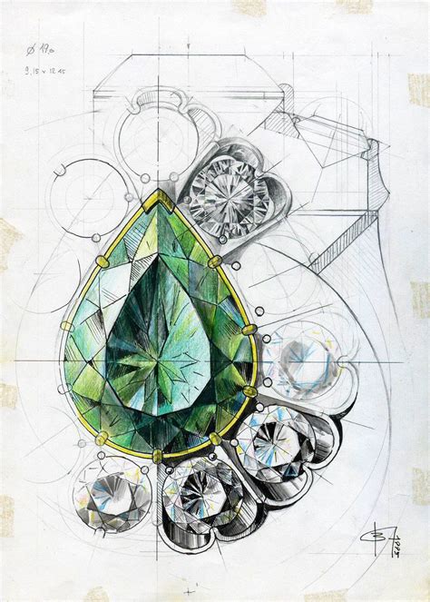 Sketches Jewel Drawing Jewelry Drawing Jewelry Design Drawing