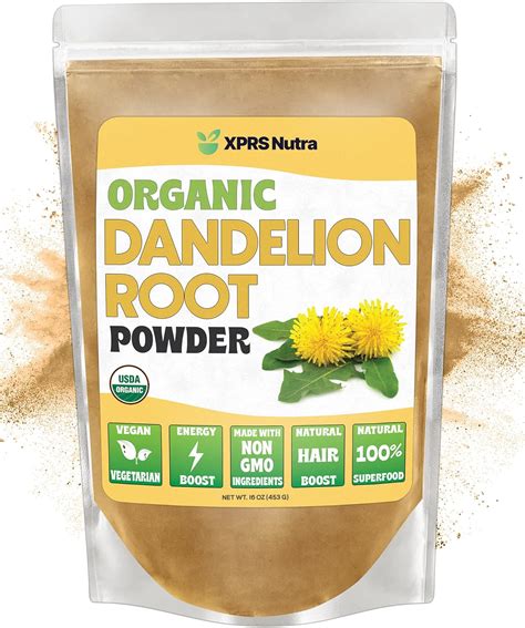 Amazon Xprs Nutra Organic Dandelion Root Powder Vegan Friendly