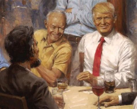 Trumps Bizarre White House Painting ‘what A Beautifully Crafted Piece