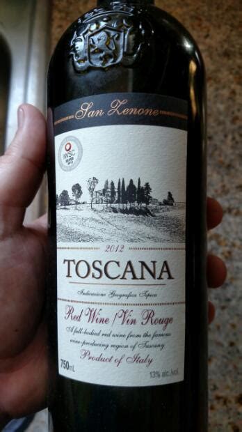 2012 San Zenone Toscana Igt Italy Tuscany Toscana Igt Cellartracker