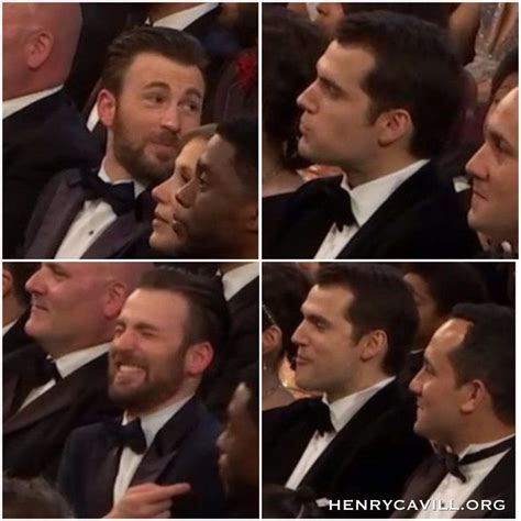 Hmf Video Footage Of Chris Evans Laughing At Henry Cavill For Eating