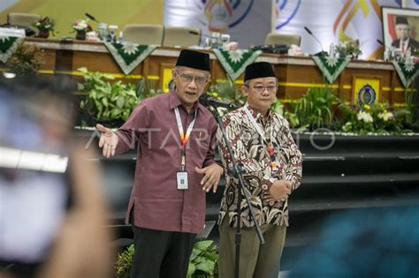 Haedar Nashir Kembali Terpilih Sebagai Ketum Pp Muhammadiyah Antara Foto