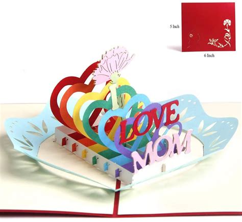 Home And Garden 3d Pop Up Greeting Card Mothers Day Handmade Mom Birthday