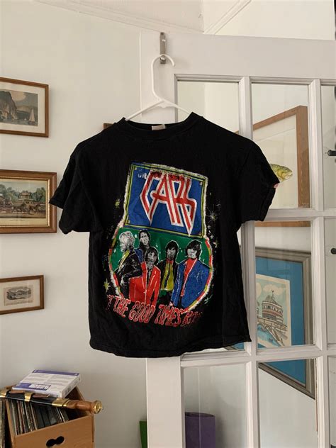 Rare Vintage 80s The Cars Band T Shirt Size M Music Etsy