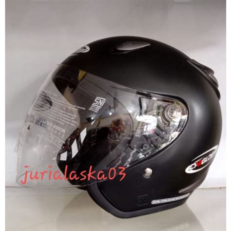 Jual Helm Cargloss Ycn Solid Half Face Helm Standar Shopee Indonesia