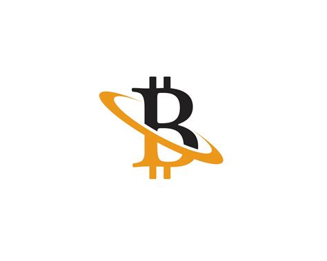 Bitcoin Logo Vector Template Vector Art At Vecteezy