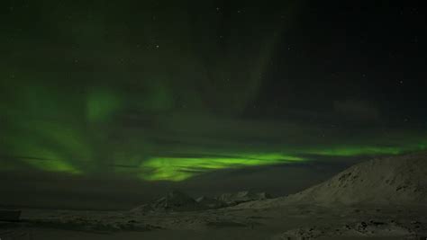 Aurora Borealis above the North Pole, Greenland image - Free stock ...