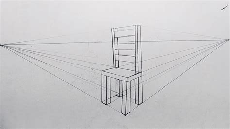 How To Draw A Chair In Two Point Perspective Two Point Perspective