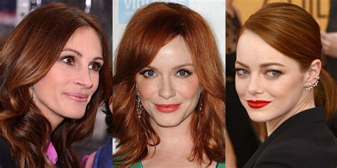 10 Best Auburn Hair Color Shades - 10 Celebrities With Red Brown Hair